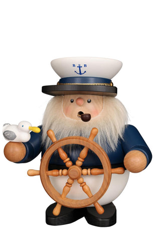 German Incense Smoker: Portly Ship's Captain