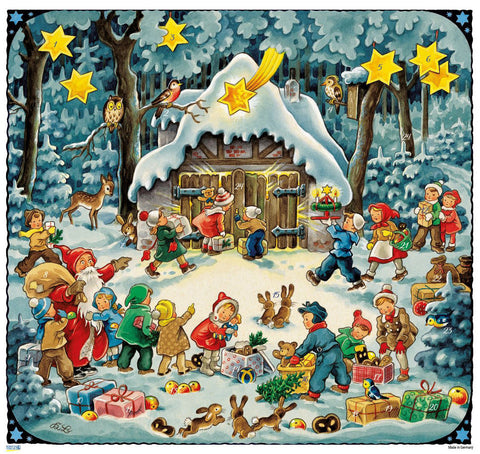 Advent Calendar: Forest Cottage with Kids