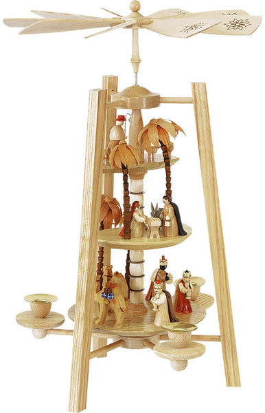 German Christmas Pyramid: 3 Tier Nativity – Convivio Bookworks
