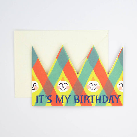 Party Crown Card: It's My Birthday