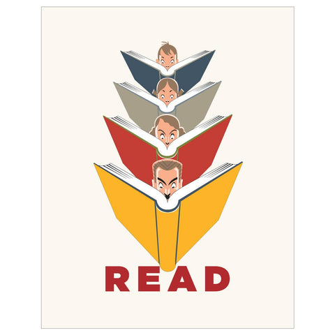 Greeting Card: Read Book Lovers