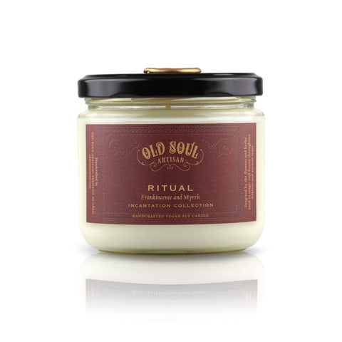 Ritual Soy Candle (Frankincense & Myrrh), 12 oz.