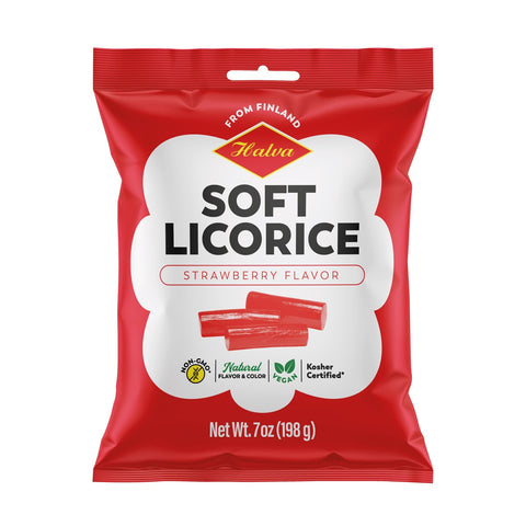 Halva Soft Strawberry Licorice from Finland