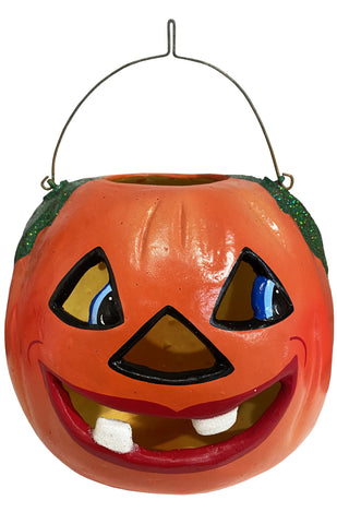 German Papier Mache Jack o' Lantern for Hallowe'en