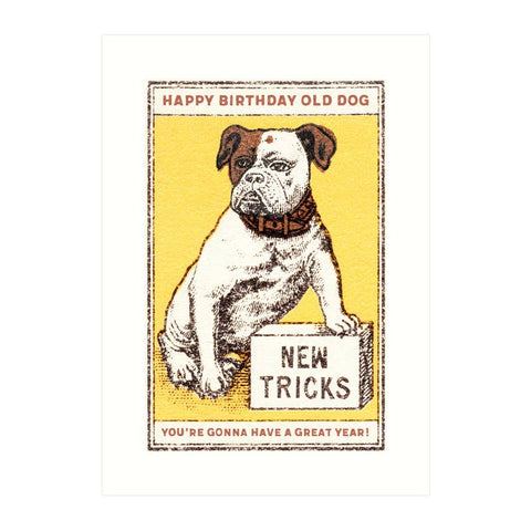 Birthday Card : Old Dog, New Tricks