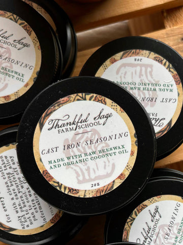 Cast Iron Seasoning