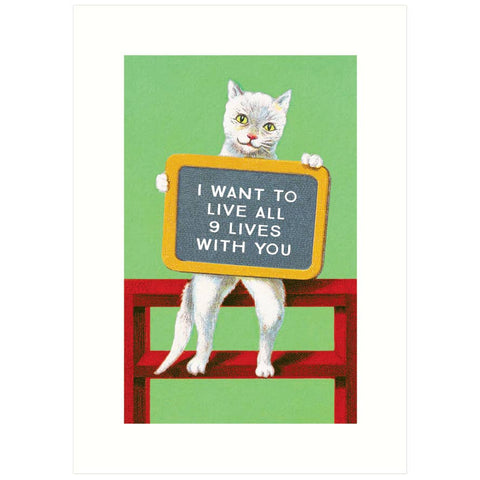 Love Card : Nine Lives Kitty
