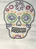 Millie's Tea Towels, Hand Embroidered: Dia de Los Muertos Collection (7 to choose from)
