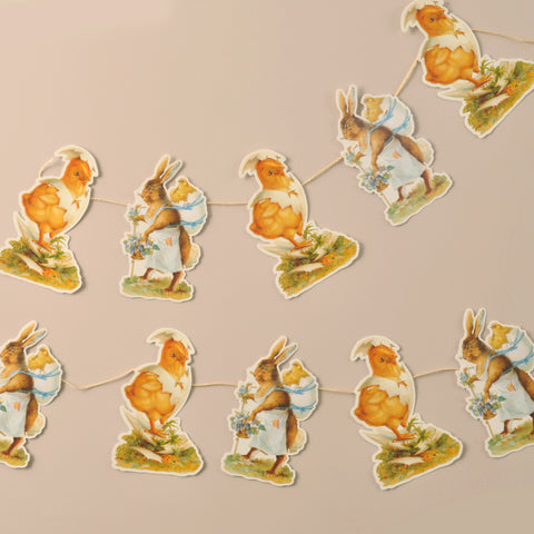 Easter Paper Garland: Bunnies & Chicks