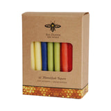 Hanukkah Beeswax Candles, Box of 45, Hand Dipped