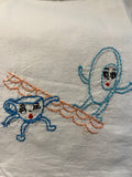 Millie's Tea Towels, Hand Embroidered: Kooky Kitchen (8 to choose from)