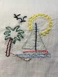 Millie's Tea Towels, Hand Embroidered: Summer (6 to choose from)