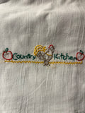 Millie's Tea Towels, Hand Embroidered: Folksy Farmhouse (7 to choose from)