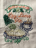 Millie's Tea Towels, Hand Embroidered: Pie! (7 to choose from)