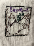 Millie's Tea Towels, Hand Embroidered: Seed Packets (9 to choose from)