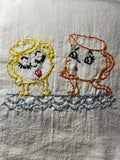 Millie's Tea Towels, Hand Embroidered: Kooky Kitchen (8 to choose from)