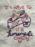 Millie's Tea Towels, Hand Embroidered: Good Ideas Collection (4 to choose from)
