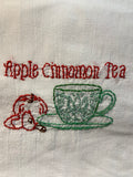 Millie's Tea Towels, Hand Embroidered: Tea Time (9 to choose from)