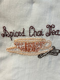 Millie's Tea Towels, Hand Embroidered: Tea Time (9 to choose from)