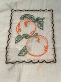 Millie's Tea Towels, Hand Embroidered: Fancy Fruit Collection (9 to choose from)