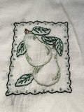 Millie's Tea Towels, Hand Embroidered: Fancy Fruit Collection (9 to choose from)