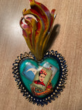 Loteria Sacred Heart: Frida Kahlo (La Pintora)