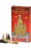 German Incense: Original Knox Räucherkerzen, in Boxes of 24 Cones