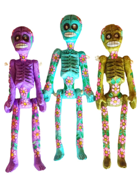 Excelsa Torchon Calavera 100% Coton - Torchon Cuisine Motif Crâne Multicolore 50x70cm