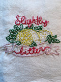 Millie's Tea Towels, Hand Embroidered: Lemons! (10 to choose from)