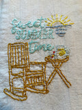 Millie's Tea Towels, Hand Embroidered: Lemons! (10 to choose from)