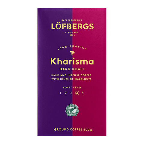 Löfbergs Kharisma Dark Roast Ground Coffee from Sweden
