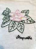 Millie's Tea Towels, Hand Embroidered: Floral Collection (6 to choose from)