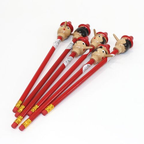 Italian Pinocchio Pencil with Cap