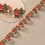 Christmas Paper Frieze: Santa & Tree