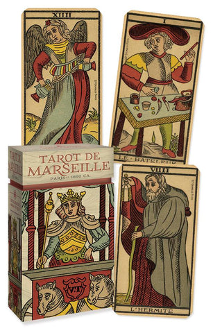 Tarot de Marseille: Paris 1890, from Lo Scarabeo