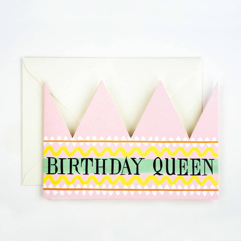 Party Crown Card: Birthday Queen