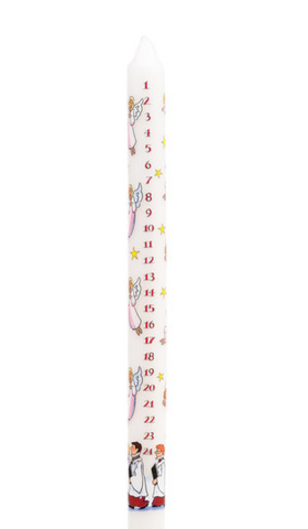 Advent Candle: Christmas Choir in Red Vestments