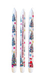 Advent Candle: Santa & Christmas Trees