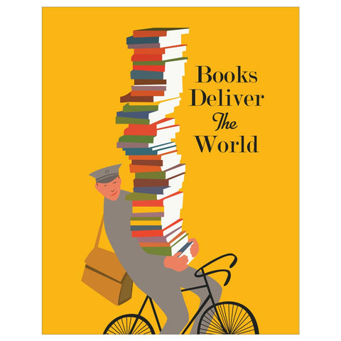 Greeting Card: Books Deliver The World