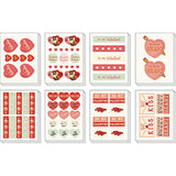 Vintage Valentine Stickers in a Tin, 24 Sheets
