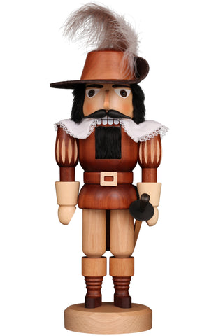 German Nutcracker : Sir Errol Filbert, Large, Natural Finish