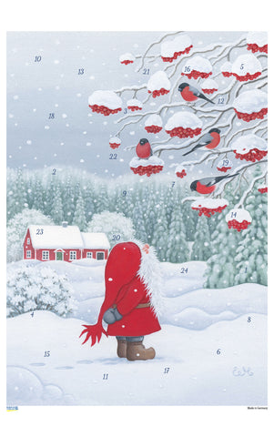 Advent Calendar: Tomte with Birds