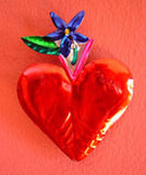 Mexican Tin Heart Ornaments