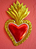 Mexican Tin Heart Ornaments