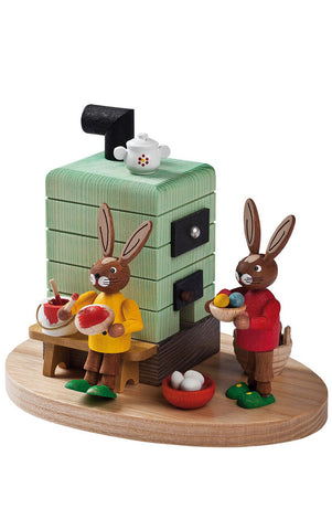 Handmade Bunny Kitchen Incense Smoker from Germany