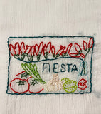 Millie's Tea Towels, Hand Embroidered: Chili Peppers (5 to choose from)