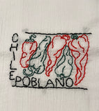 Millie's Tea Towels, Hand Embroidered: Chili Peppers (5 to choose from)