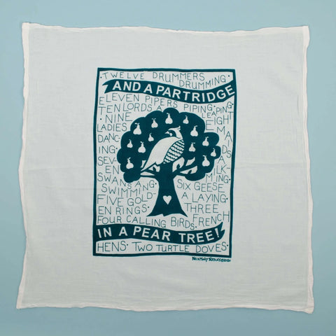 Flour Sack Tea Towels: Twelve Days of Christmas