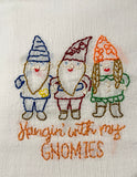 Millie's Tea Towels, Hand Embroidered: Gnomes & Tomten (9 to choose from)
