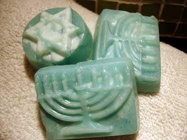 Handmade Glycerin Soaps: Hanukkah Guest Soaps